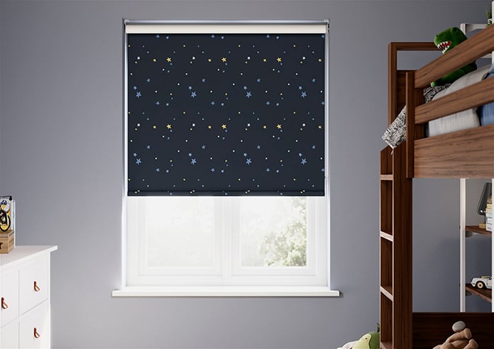 Laura Ashley Painterly Stars, Midnight - Roller Blind - Image 3